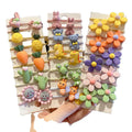 10pcs/set Fruit Cute Rope Children Baby Elastic Hair Rubber Bands Accessories Kids Girl Headband Tie Ring Headwear Scrunchie