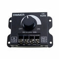 30A LED Dimmer DC 12V 24V 360W Adjustable Brightness Lamp Bulb Strip Driver Single Color Controller
