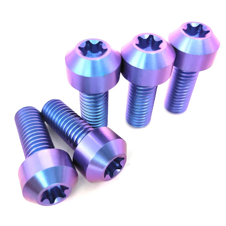 High Strength Polished Class 6 M5 M6 M8 M10 Hex UNF Titanium Bolts for Motorcycle ROHS Certified OEM/ODM Service