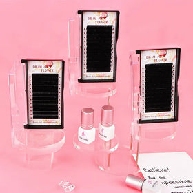 Russian Private Label Eyelash Extensions 0.03 0.05 .0.07 0.10 Dreamflower Matte Black Cashmere Volume Extension