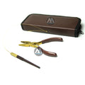 Kit for Micro Link Hair Feather Extensions: Pliers Micro Pulling Needle and Loop Threader