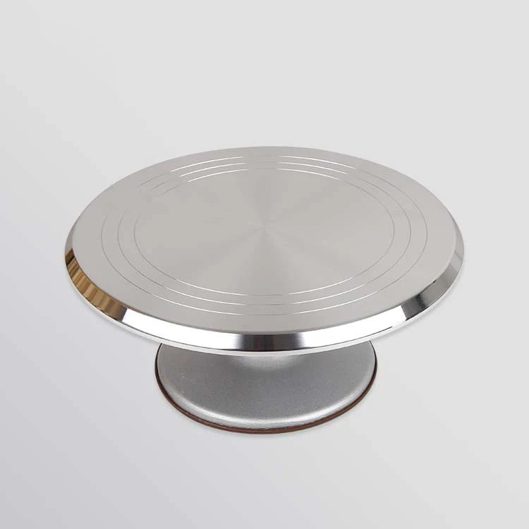 High Productivity Big Baking Stand Aluminium Alloy Metal Cake Rotating Turntable
