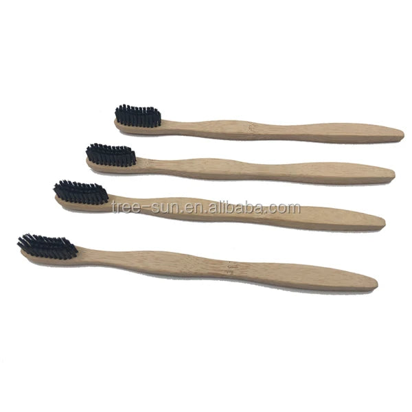 Tree-Sun OEM Disposable Foldable for Toothbrush with Charcoal Bristle Free Sample