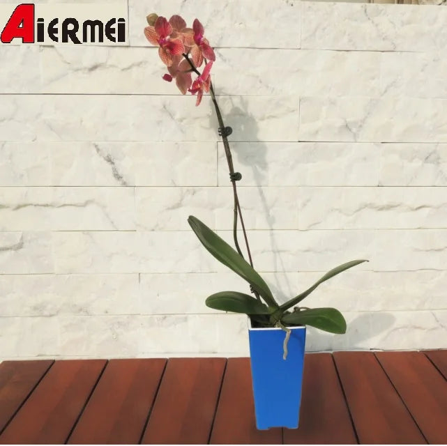 Factory Price Double Layer L-186 Modern Durable Self Watering Blue Flower Pots for Home & Garden Use