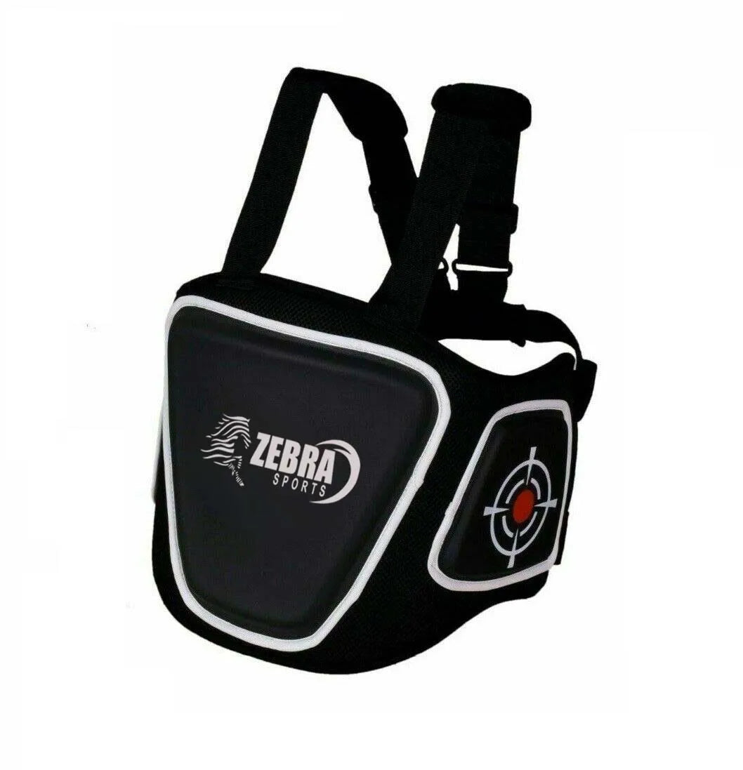 Boxing Belly Guard MMA Body Chest Protection Durable Leather Focus Pad for Kick Boxing Training