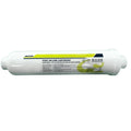 10" In-line FNPT Reverse Osmosis Calcium Carbonate Alkaline Cartridge for Outdoor Household & Hotel Use Adjusts Water PH 50 GPD