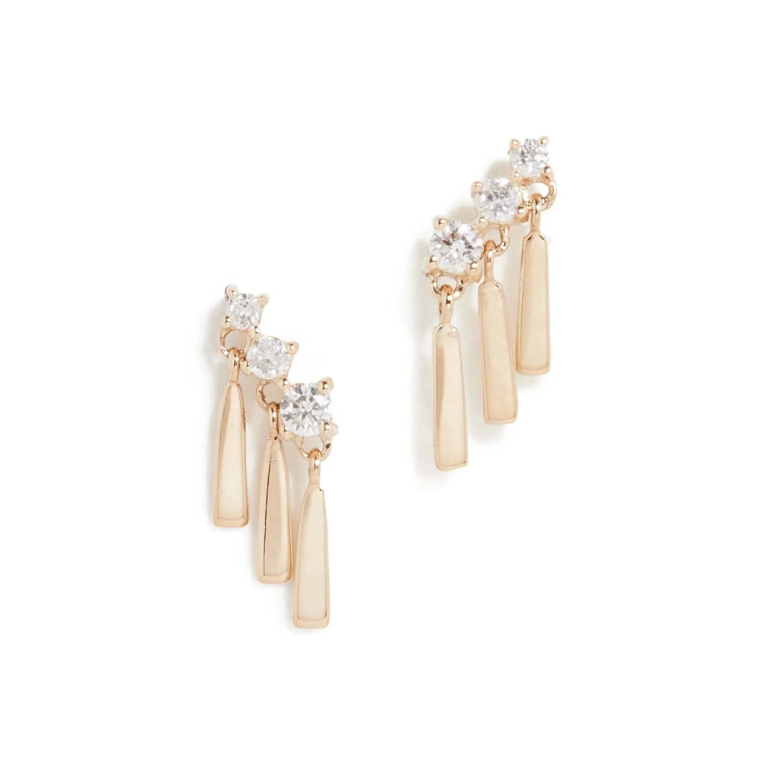 LOZRUNVE Jewelry Custom 925 Sterling Silver 18k Gold 14k Gold Tassel Stud Hanging Earring