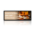 24Inch Wall Mounted Shelf Advertising Screen Portable Display Monitor for Supermarket