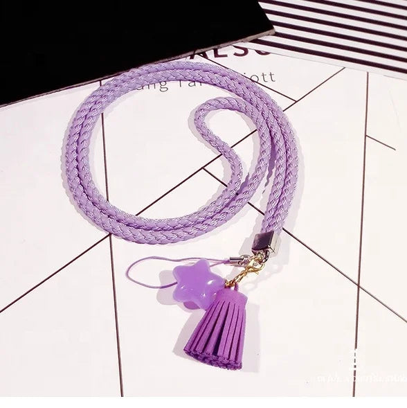 Factory Price Mobile Phone Straps Tassel Hand Wrist Lanyard Factory Wholesale Camera USB Drives Keys Hang Rope Lanyards