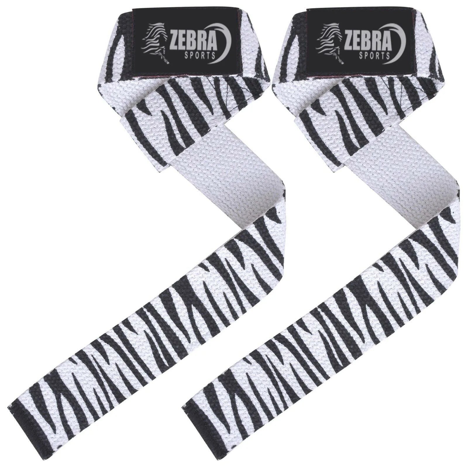 Custom Logo Cotton Fitness Bodybuilding Gym Straps Weight Lifting Wrist Support Anti-Slip Adjustable