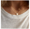 EManco Round 6mm/9mm/13mm/15mm Stainless Steel Necklaces for Women Pendant Gold Color Choker Necklace for Woman Fashion Jewelry