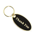 Wholesale Custom logo Text Metal Company Employee Appreciation Gift Thank You Keychain