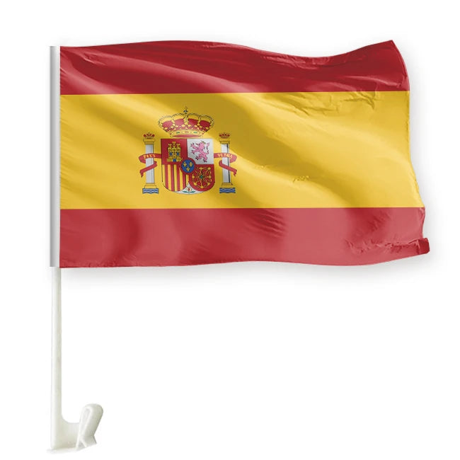 Custom Plastic Pennant Window Flags Featuring National Teams Spain Armenia Israel Nepal Myanmar Belgium's Football Team