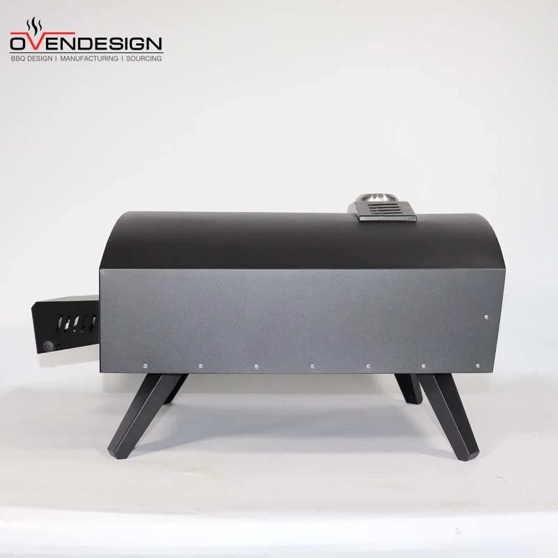 Popular Black Stainless Steel Propane Pizza Oven Grill Lightweight Portable Easily Assembled Outdoor Gas Freestanding