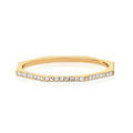 LOZRUNVE Gold Vermeil 925 Sterling Silver Zirconia CZ Stacked Dainty Octagon Ring