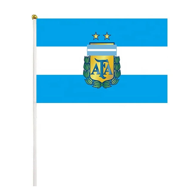 Argentina Football Team Flag Quality Polyester Country Temporary Tattoo Flag Bracelet Wall  Argentina Team Hanging  Flags