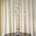 LSJ127 Luckygoods Designed Crystal Candle Holder Clear Decorative Wedding Decoration Wholesale