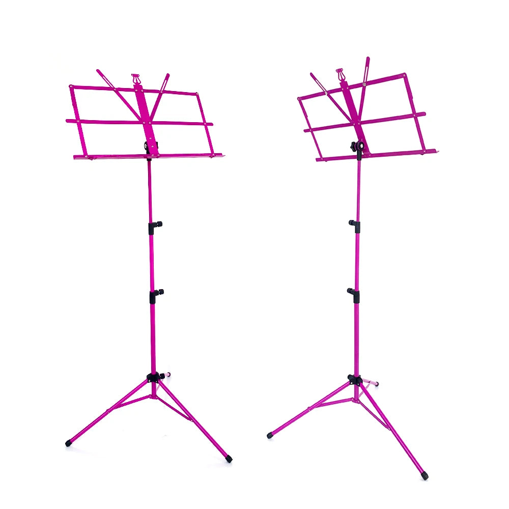 Sheet Music Stand Holder/Portable Folding Music Stand Super Sturdy Adjustable Height Tripod Base Metal Music Stand