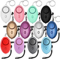 130DB Alarm Security Protect Alert Scream Loud Emergency Alarm Self Defense Keychain with Light for Women Kids