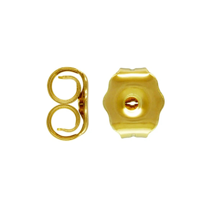 ROXI 14K Gold Filled Fungus Plugging Earplugs Butterfly-shaped Buckle Silver Jewelry Wholesale