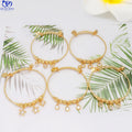 Jxx 24K Gold Jewelry Zircon Bracelets Plated Charm Bangle for Women Gifts Delicate Bracelet Jewelry
