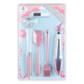 Best Price Multicolor Mini Silicone Spatula 4 Piece Set Tools Created for Baking and Mixing-One Piece Design Non-Stick Heat