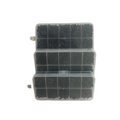 Badminton Grommet Set Single Hole Double Hole for Racket Repair Kit Black PP Material 150 Pieces