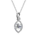 New Wholesale Priced GRA Moissanite Diamond Women Jewelry 925 Sterling Silver 1ct Knot Pendant Necklace Destiny Jewellery