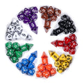 Wholesale Acrylic DND Dice Set D4 D6 D8 D10 D% D12 D20 Polyhedron Dice 16mm for Dungeons Dragons D&D RPG Table Games 9 Colors