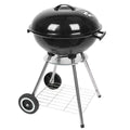22-Inch Korean Style Porcelain Enameled BBQ Grill Kettle 3-Leg Iron Ash Catcher for Outdoor Camping Picnics Patios MegaBDM