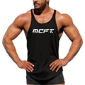 Professional Bodybuilding Clothing Muscle Gym Stringer Tank Top Mens Fitness Singlets Cotton Sleeveless Shirt Workout Sportswear