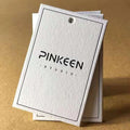 Custom Luxury Cardboard Hangtag Labels with Embossed Design Hanging Printing Name Logo for Business Cards and Paper Garments