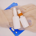 50ml Opal White Luxury Glass Pump Bottle with White Pump Lid