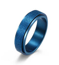 Rotating Stainless Steel Men Ring  Bague Homme En Acier Inoxydable Acier Inoxydable  Stainless Steel Ring for Men