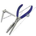 Tape in Pliers Hair Extensions Pliers Stainless Steel Flat Surface Extensions Tape Sealing Clamp Pliers Tool