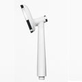 HSU Compact Comfortable Manual Ozone Water Purifier Faucet-Mounted Shower Head Chlorine Reduction White+Chrome 1 Year Warranty