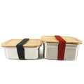 Wholesale Custom Microwave Safe Stainless Steel Bento Box Metal Lunch Box with Removable Divider for Kids Adults Newborn