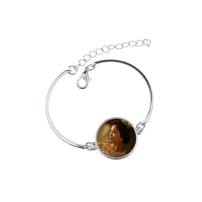 RubySub SL-22 Circle Silver Alloy Sublimation Bracelets Sublimation Blanks Jewelry Bracelet