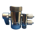 1/4 Inch Brass Manual Quick Connector Diverter Valve M22/M24 Adapter Easy Outdoor Car Household Faucet for Kitchen RO Reverse
