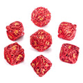 Factory Wholesale D&D Polyhedral DND Dice Hollow Skull Metal Dice Set for Dungeons and Dragons RPG Games