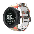 Printed Silicone Wristband Replacement Accessory Strap Sport Band for Suunto Core Smart Watch