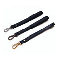 Custom logo Debossed Promotional PU Leather Lanyards Wrist