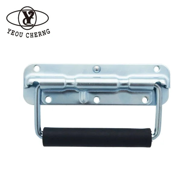 Heavy Duty H403 Steel Pull Handle with Zinc Color and Easy Mounting Assembly for Flight Case Hardware Road Case Toolbox