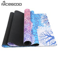 Eco-Friendly Anti Slip Natural Rubber Suede Yoga Mats Manufacturer Printed Hot Yoga Mat