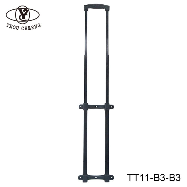 Good Quality Sturdy Durable Expandable Plastic 3-Section Telescopic Handle for Luggage Suitcase Sports Duffle Bag