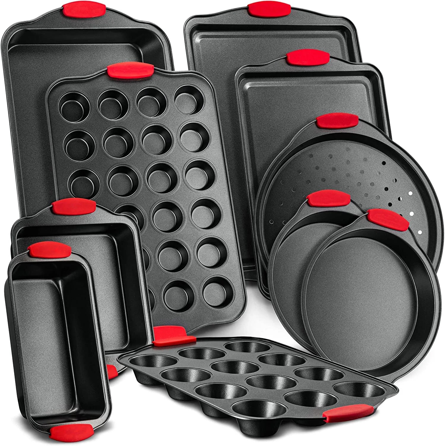 Carbon Steel Detachable Baking Pan with Non-stick Coating for Home Kitchen