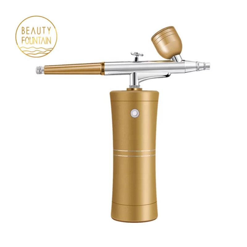 Portable Face Water Spray Gun Nail Paint Makeup Body Cake Paint Barber Air Brush Mini Pump Airbrush With Compressor