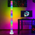 Led 360 Degree Floor Lamp RGBW APP Remote Control Modern Nordic White Shade Luxury Light for Home Decor