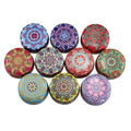 Wholesale Round Metal Soy Wax Rose Gold White Black Matte  Candle  Candy Gift Tin Can