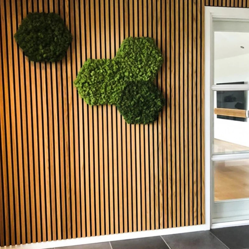 Custom Akupanel Wooden Slat Acoustic Panels Slated Wall Sound Proof for Meeting Room